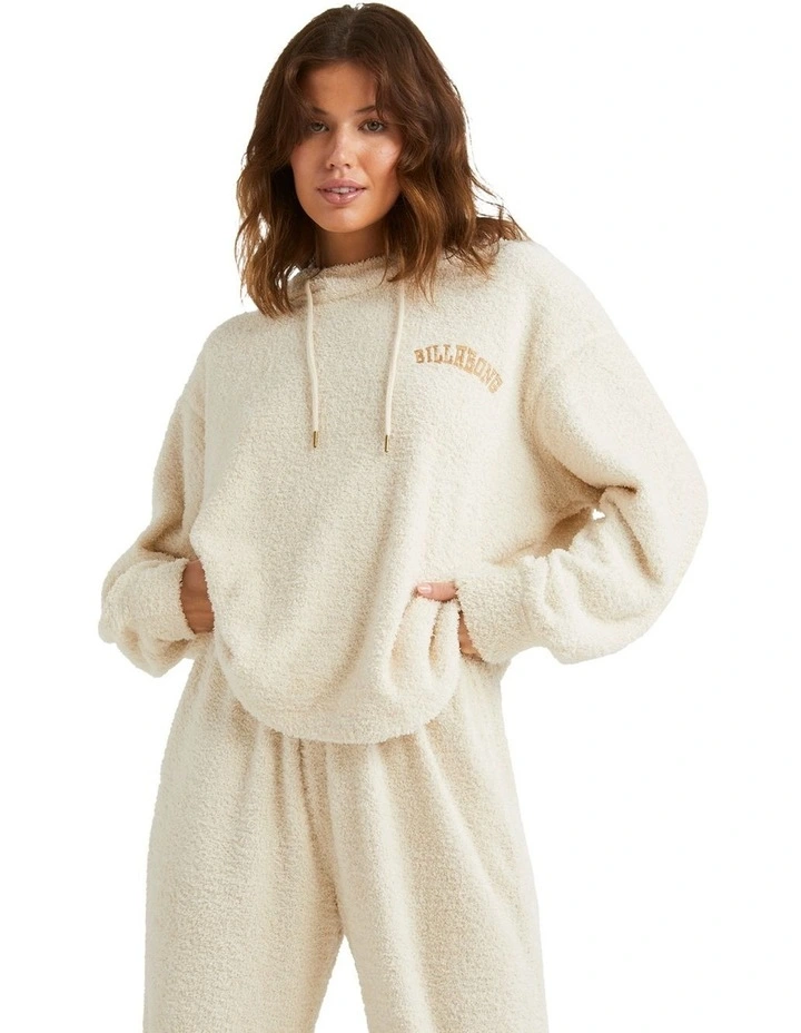 Cuddle Up Hoodie in White