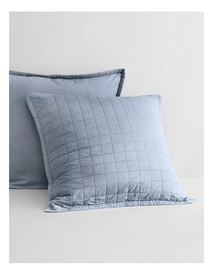 Reilly Sham in Chambray