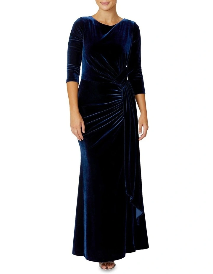 Peyton Sapphire Gown in Blue