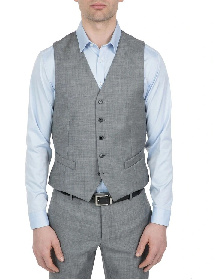 Slim Fit Grey Mighty Vest FGE645