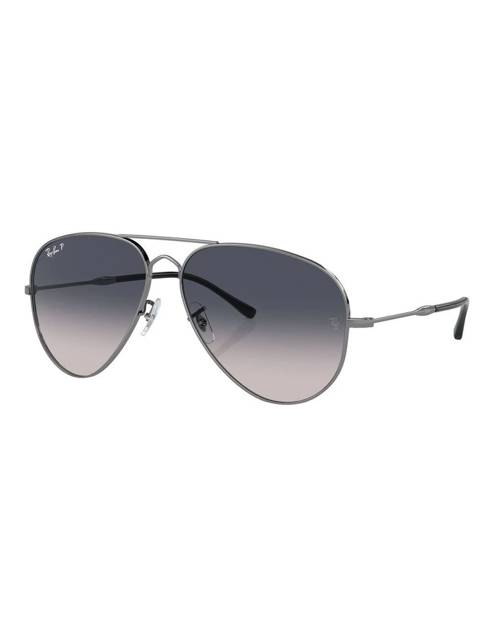 Old Aviator Polarised Sunglasses in Grey