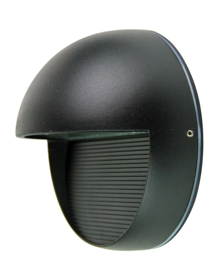 Vargo Led Round Exterior Light Black