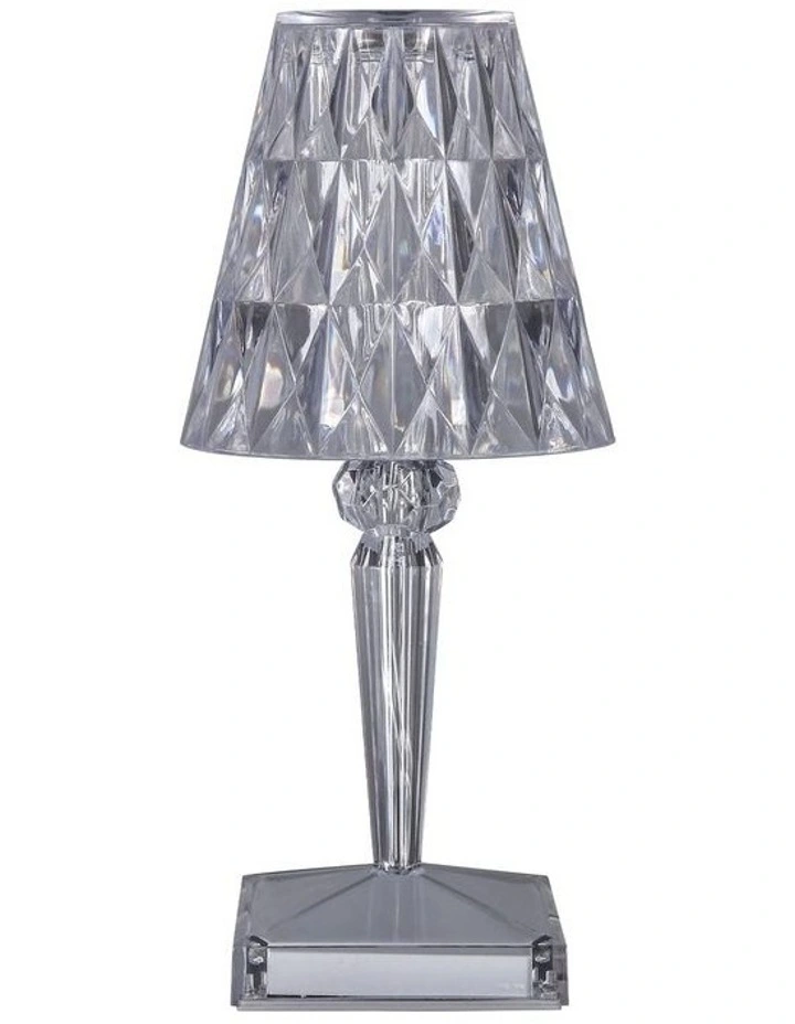 Eugenia Touch Table Lamp in Silver