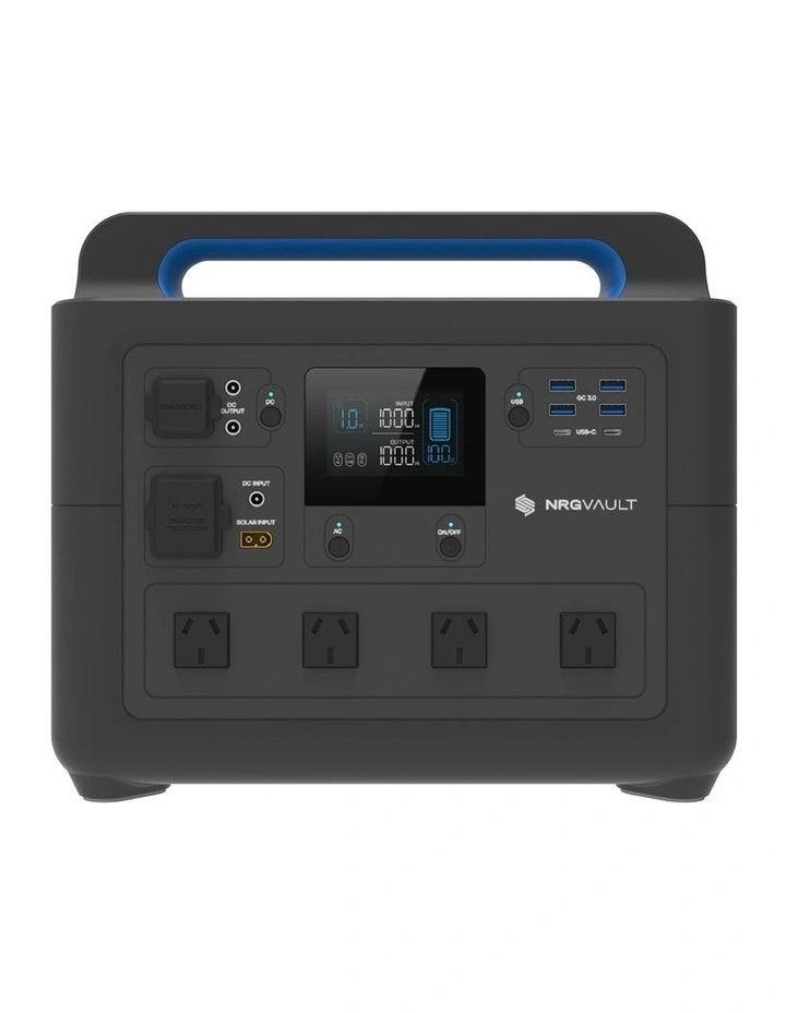 PV1500 1500W Portable Power Station in Black
