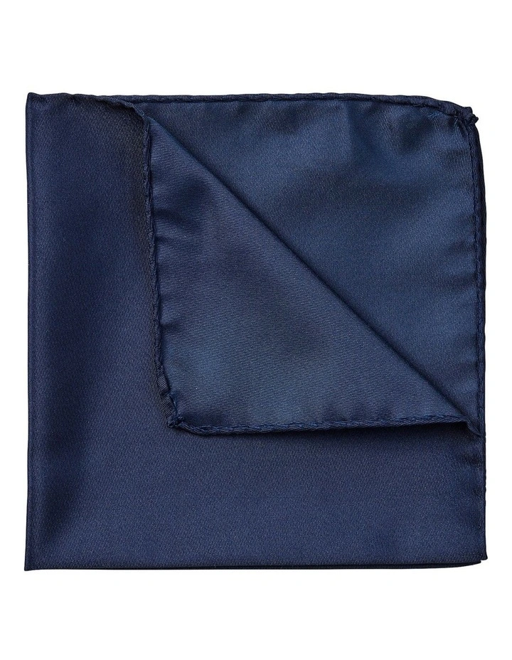 Formal Silk Pocket Square in Navy