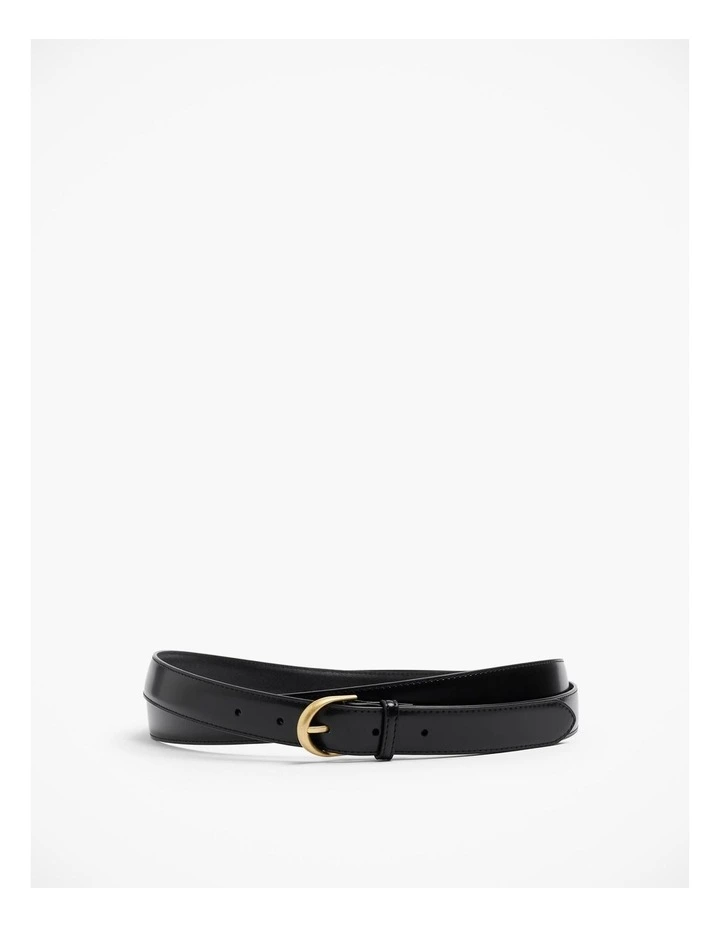 Double Wrap Belt in Black