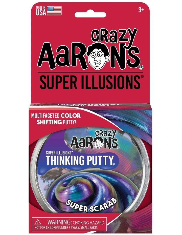 Crazy Aarons Putty 4in Super Illusions Super Scarab