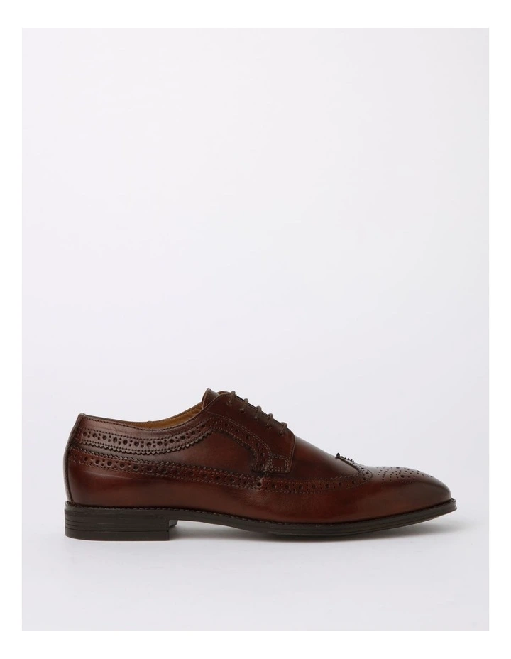 Darcy Brogue Lace Up in Tan