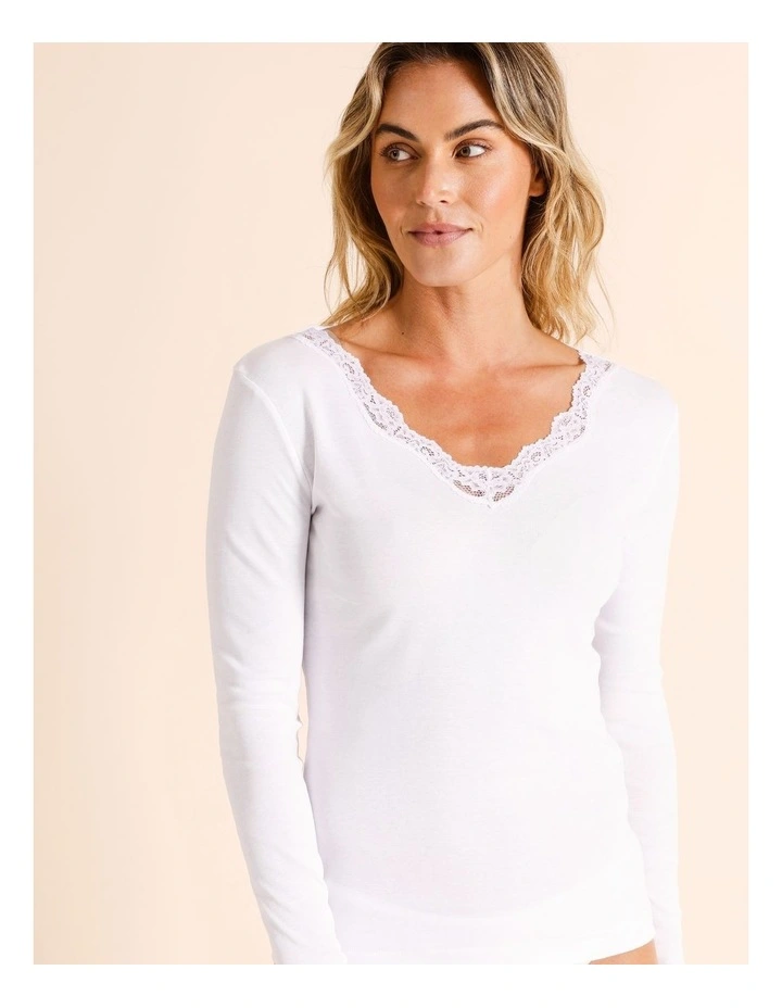 Body Layer Organic Cotton Thermal Long Sleeve Top