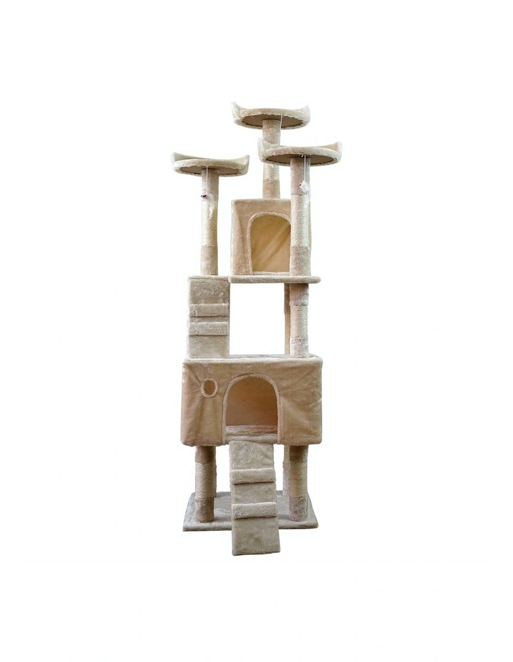 Cat Tree Scratching Post 170cm Beige