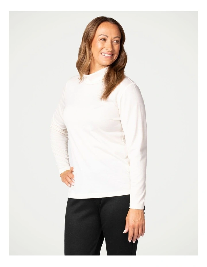 Hedrena Skivvy Top in Vanilla