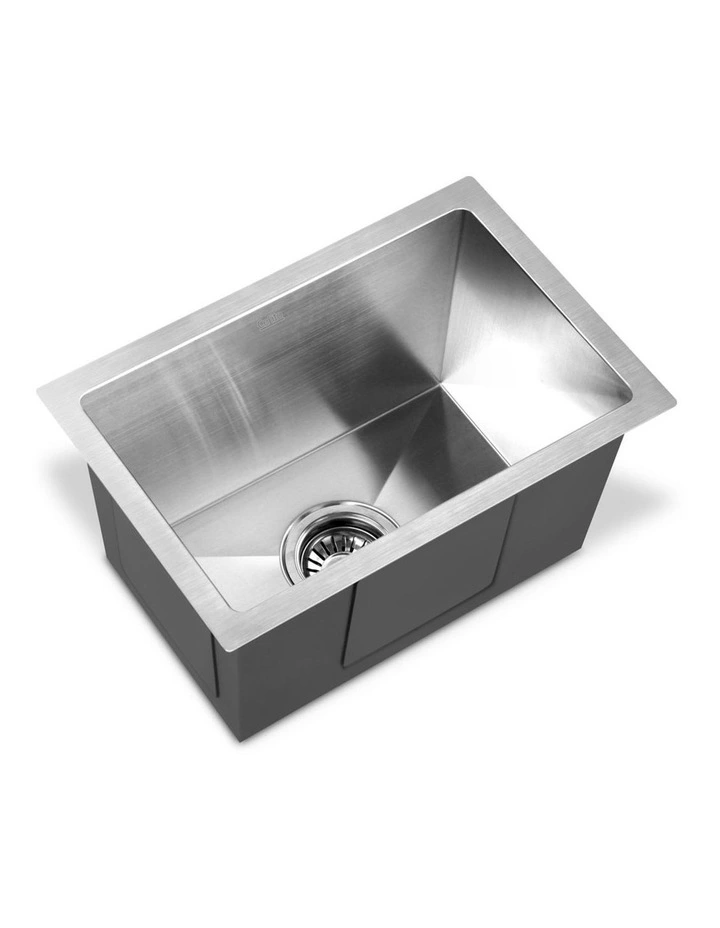 Single Bowl Laundry Stainless Steel Kitchen Sink 45X3MM Silver