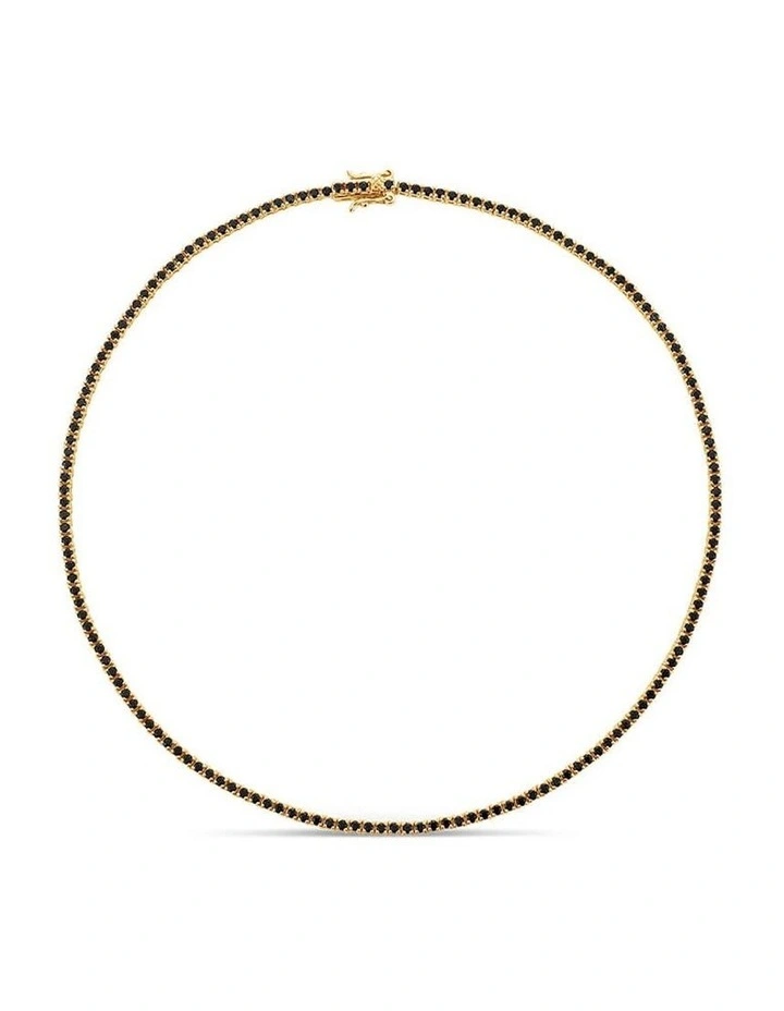 Flirtation Necklace in Black
