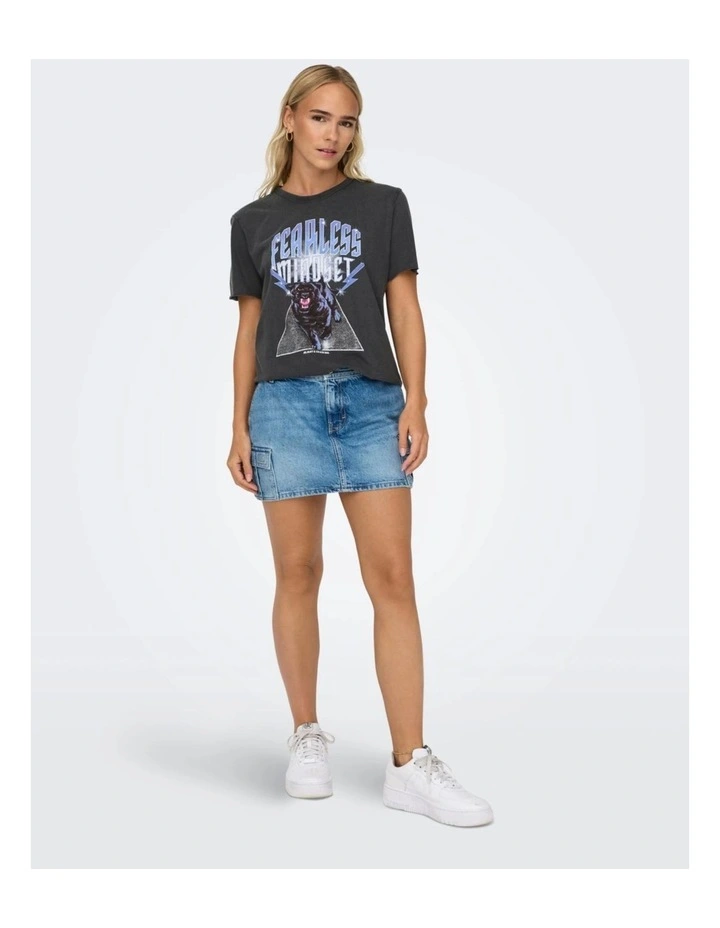 Lucy Oversized T-shirt in Black