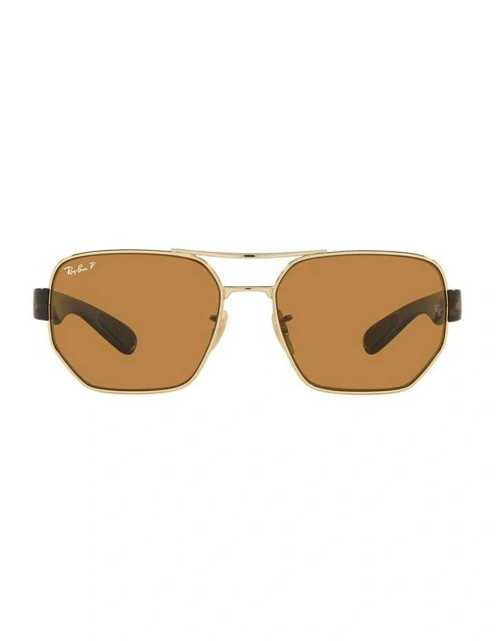 RB3672 Gold Polarised Sunglasses