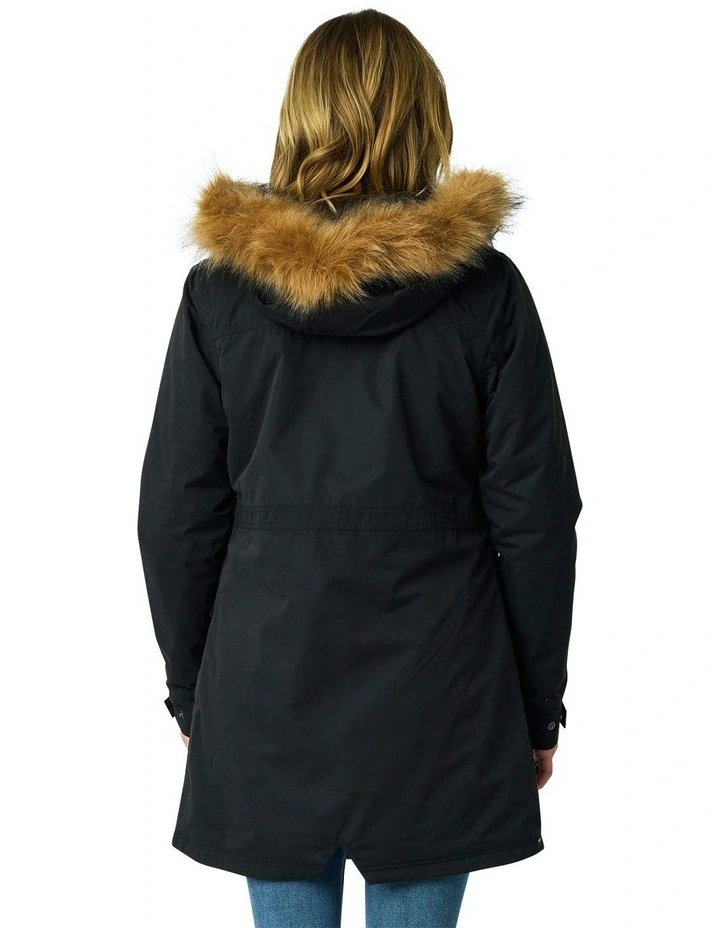 Lyra Waterproof Parka in Black