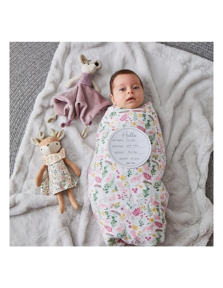 Ava Mouse Comforter 23cm in Pink