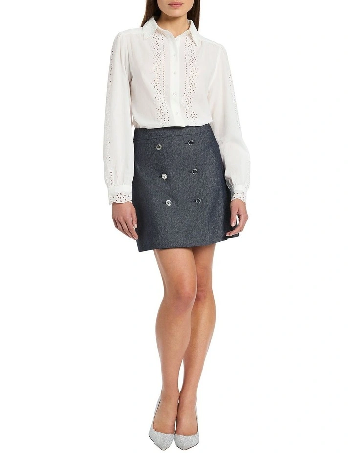 Arlene Blouse in White