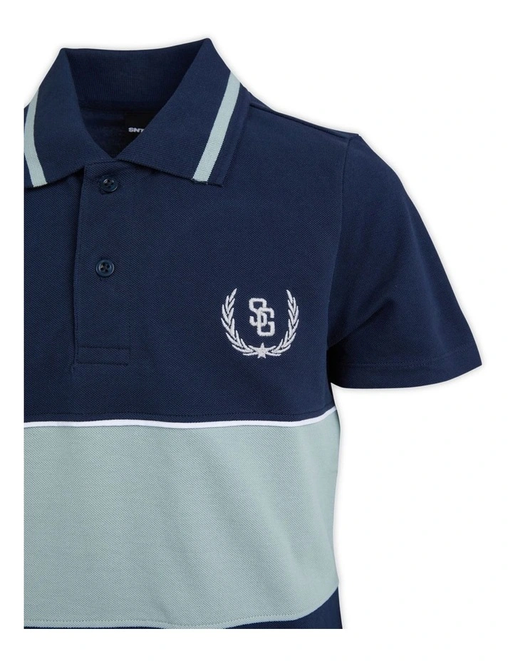 Clubhouse Polo T-shirt (8-16 Years) in Navy