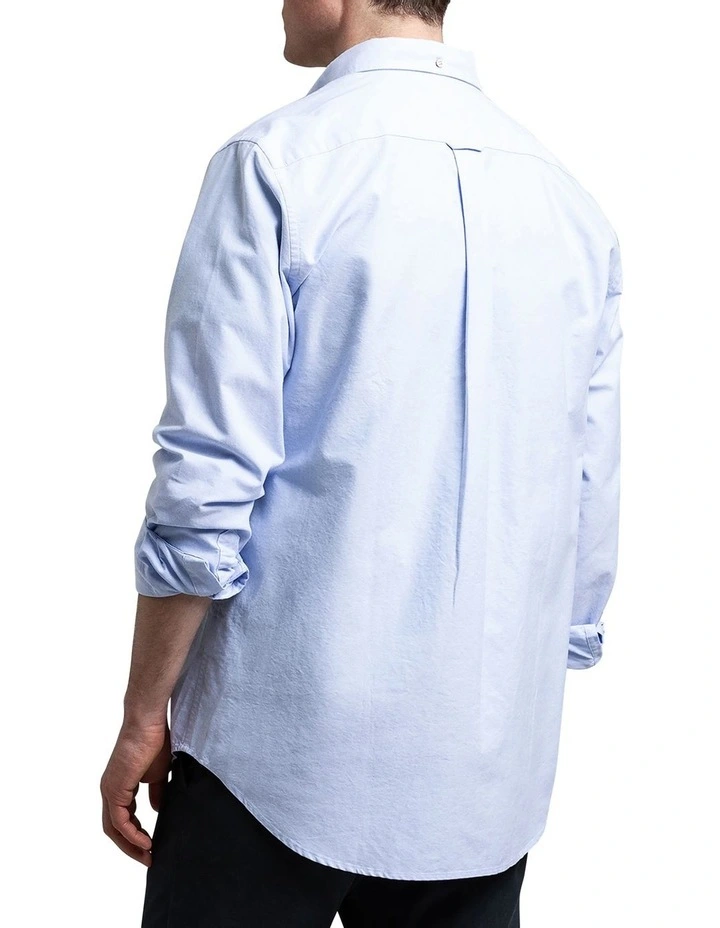 The Oxford Long Sleeve Shirt in Blue