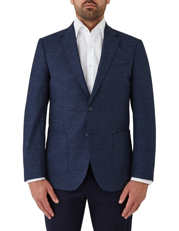 Daniele Tailored Fit Sports Jacket in Blue