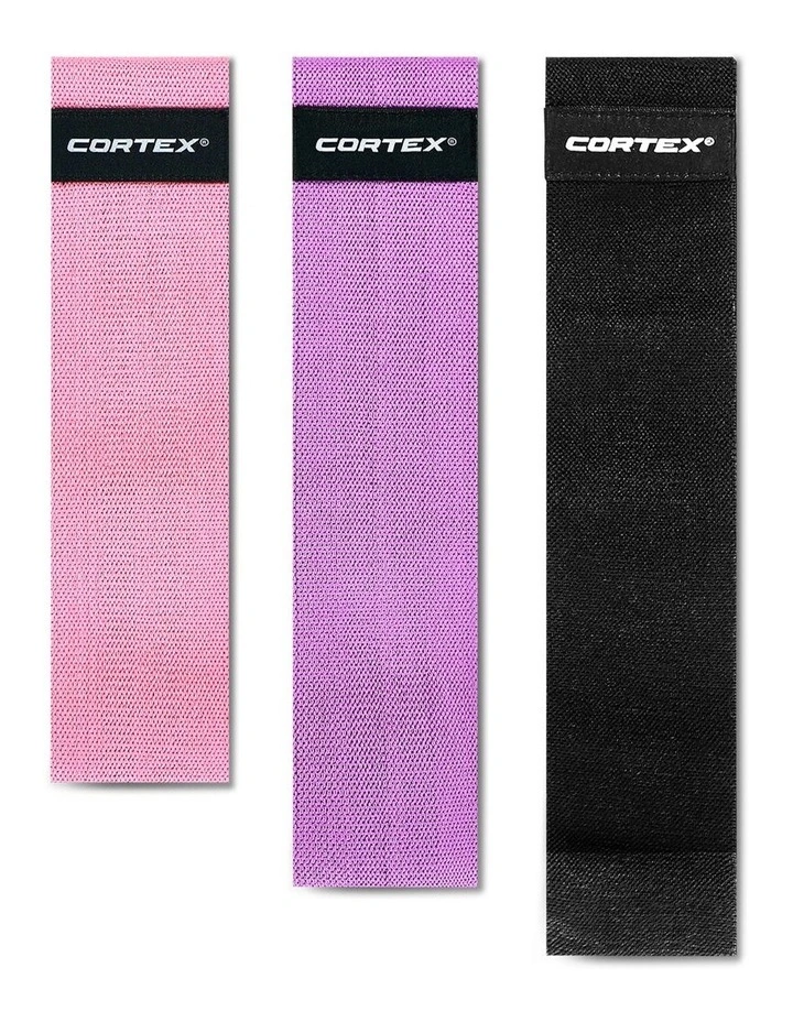 FibraBands 3 Pack Micro Flat Resistance Bands 82mm in Multi
