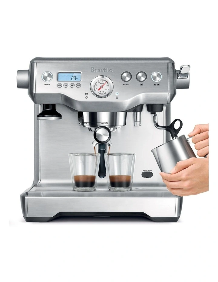 The Dual Boiler Espresso Maker in Stainless Steel BES920BSS