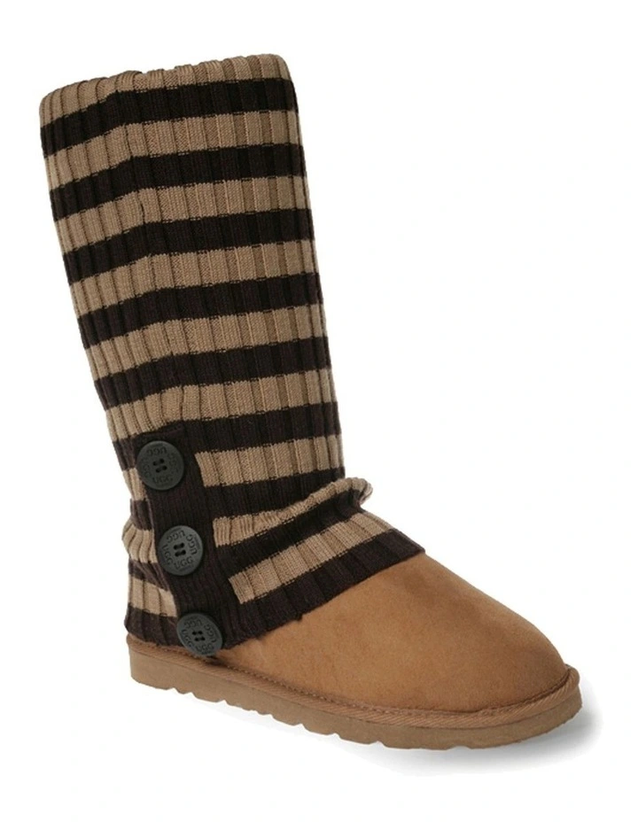 Ugg Cardy Socks in Chocolate/Chestnut