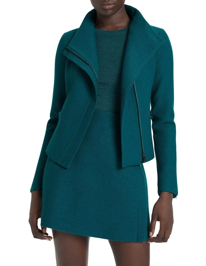 Lani Felted Wool Jacket in Green