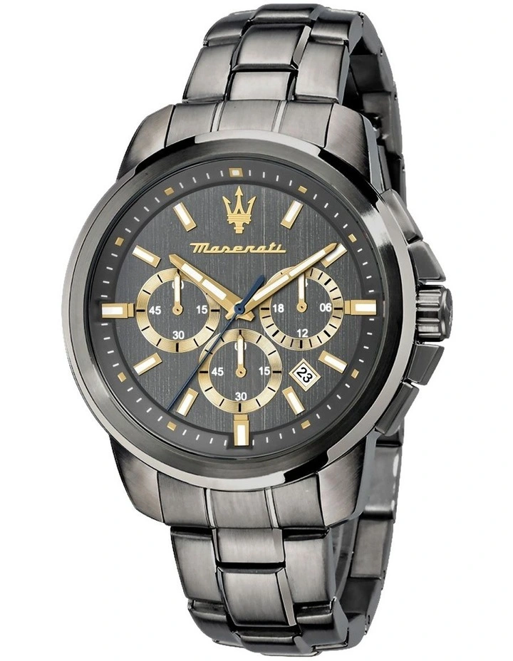 Successo Stainless Steel Chronograph Watch R8873621007 in Gun Metal