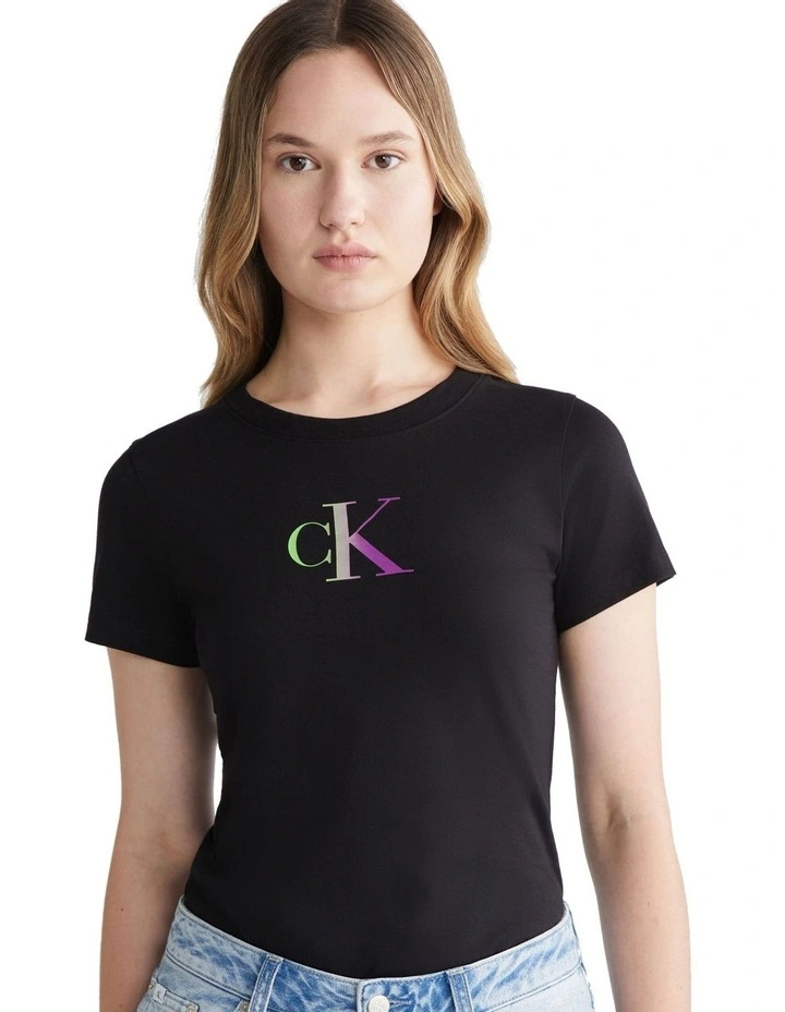 Gradient Tee in Black