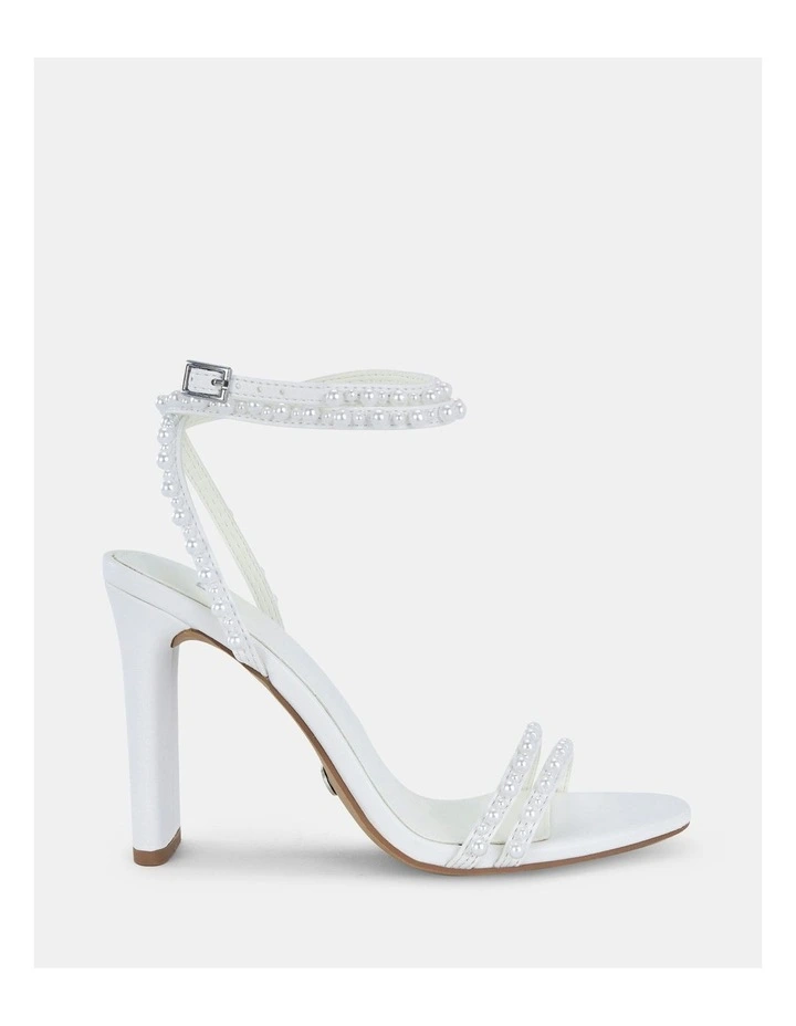 Painkiller Block Heels in Pearl