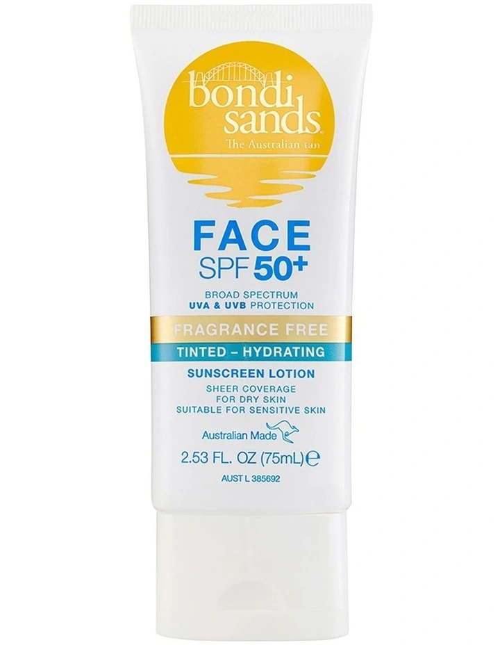 SPF 50&#$3; Fragrance Free Hydrating Tinted Face Lotion 75ml