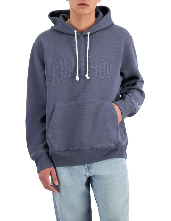 Lifestyle Jacquard Twill Hoodie in Smokey Eye