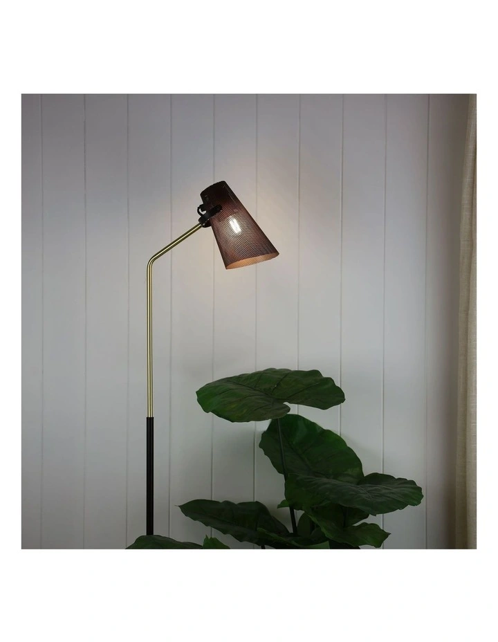 Perfo Floor Lamp Gold