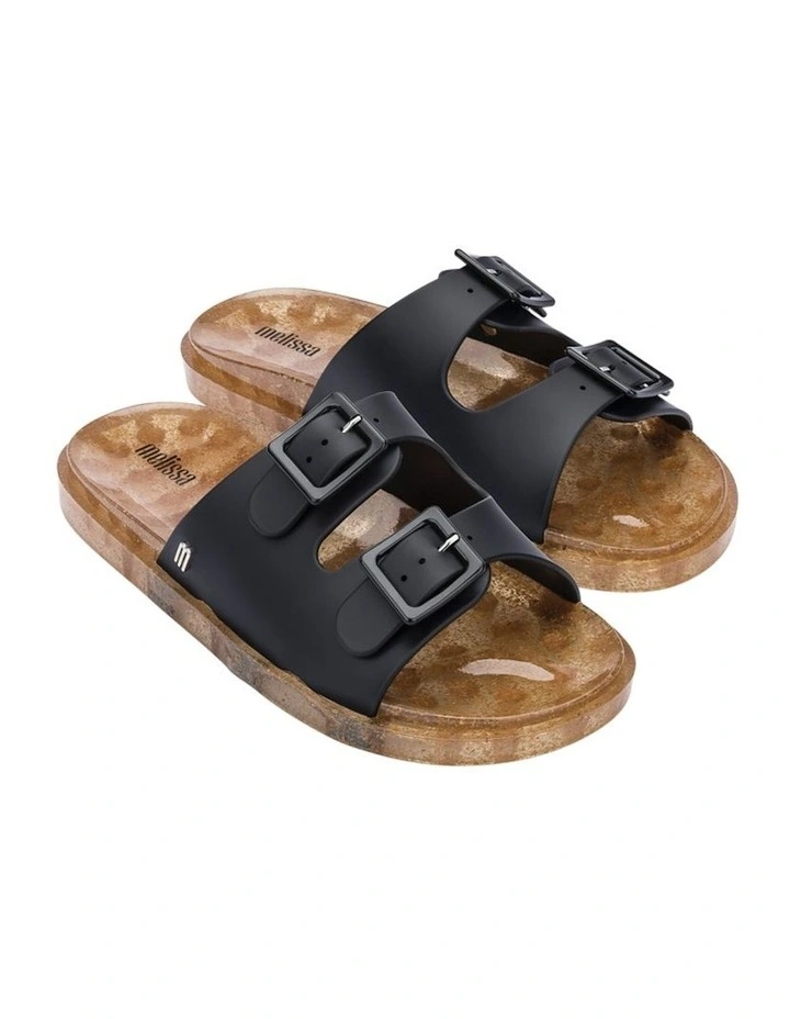 Melissa Wide Slide in Black