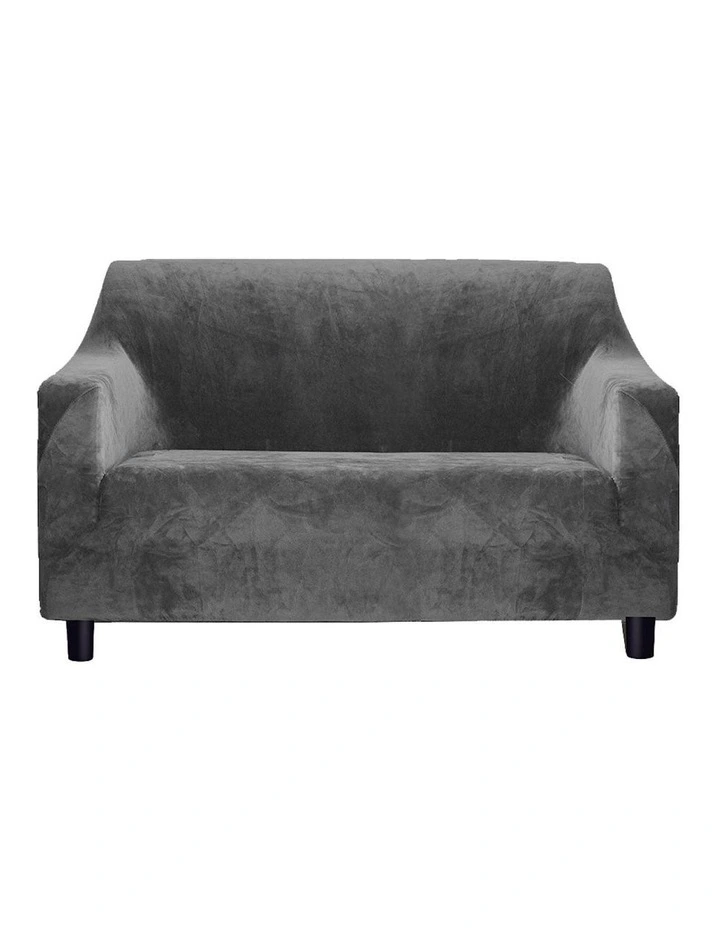 Marlow 2 Seater High Stretch Sofa Cover in Grey