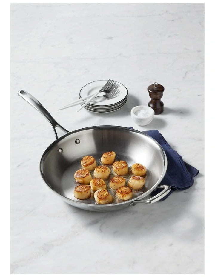 Per Sempre Open French Skillet 30cm in Silver