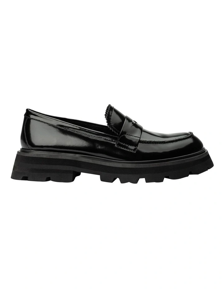 Axell Black Hi Shine Flats