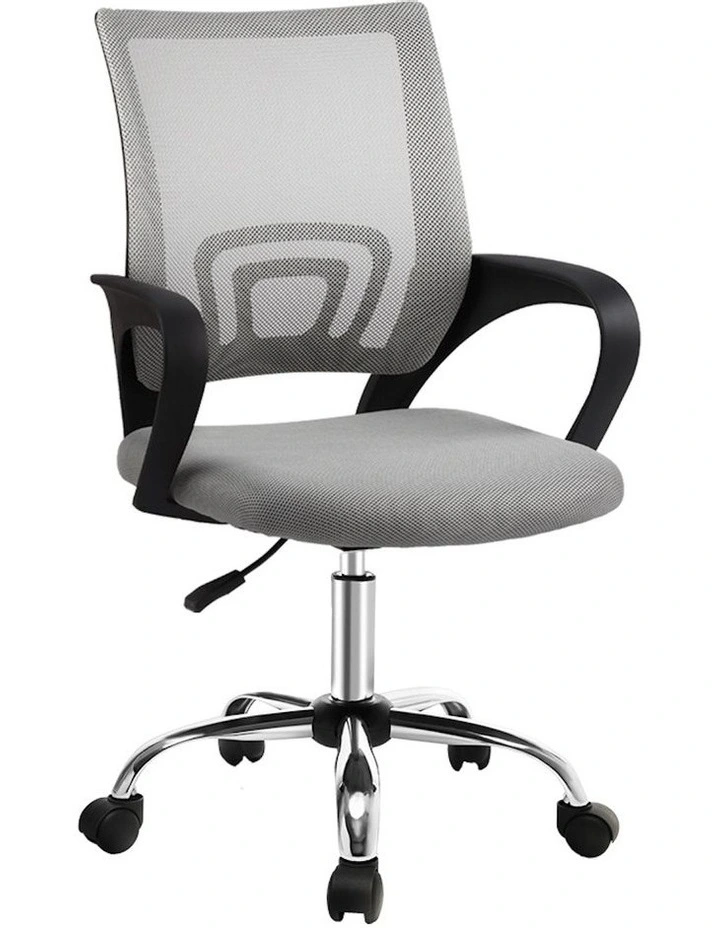 Mid Back Mesh Office Chair in Grey