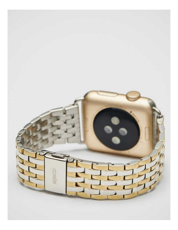 40mm Swirl Watch Band in Gold Silver