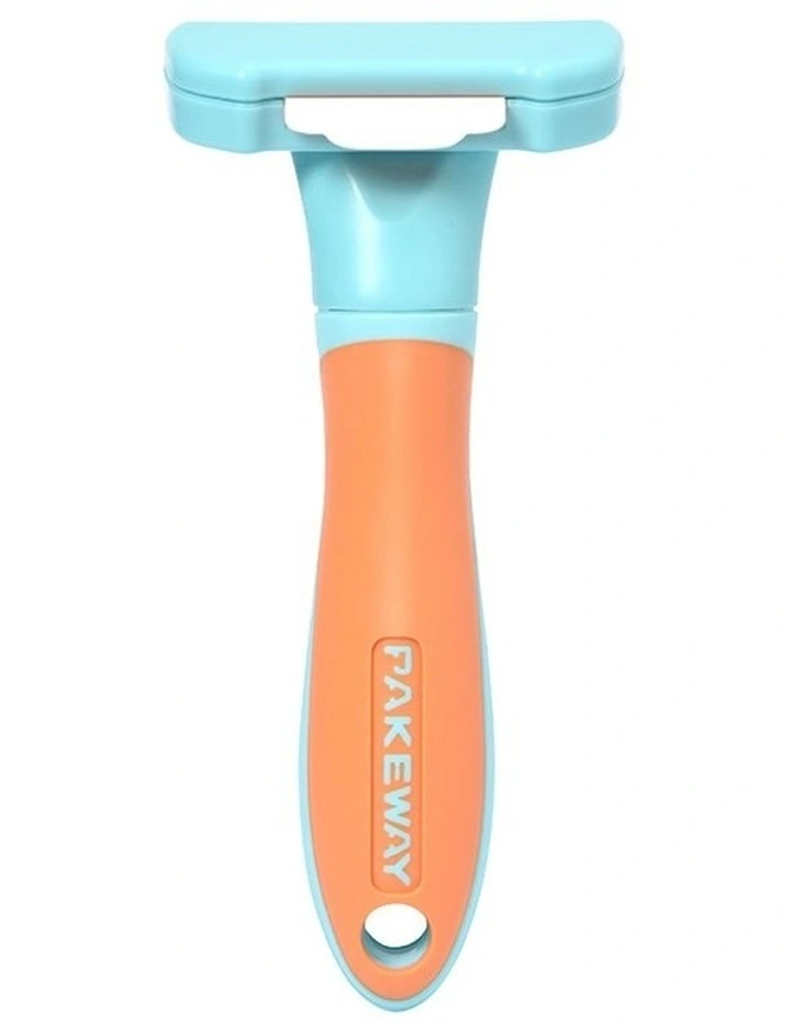 T10 Pet Self Cleaning Short Hair Remover Comb M in Multi