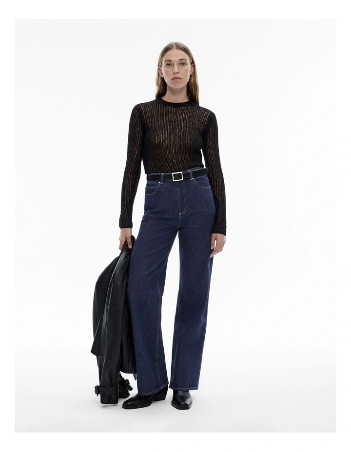 Super High Rise Jean in Indigo Blue
