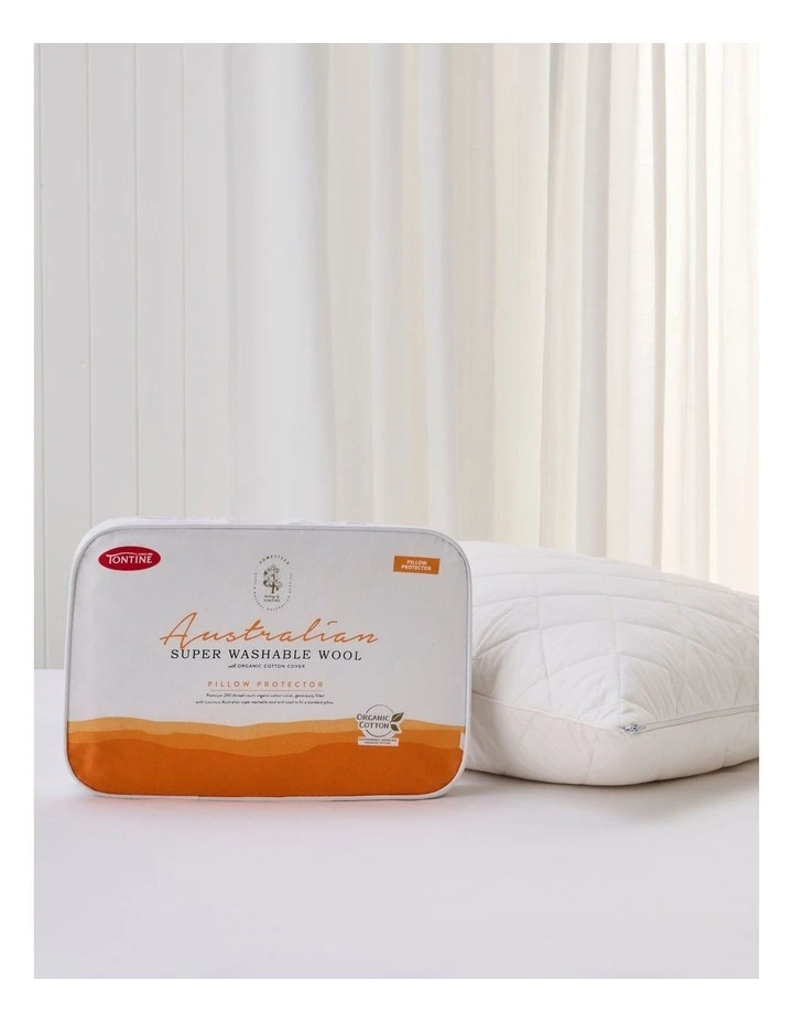 Homestead Australian Super Washable Wool Pillow Protector