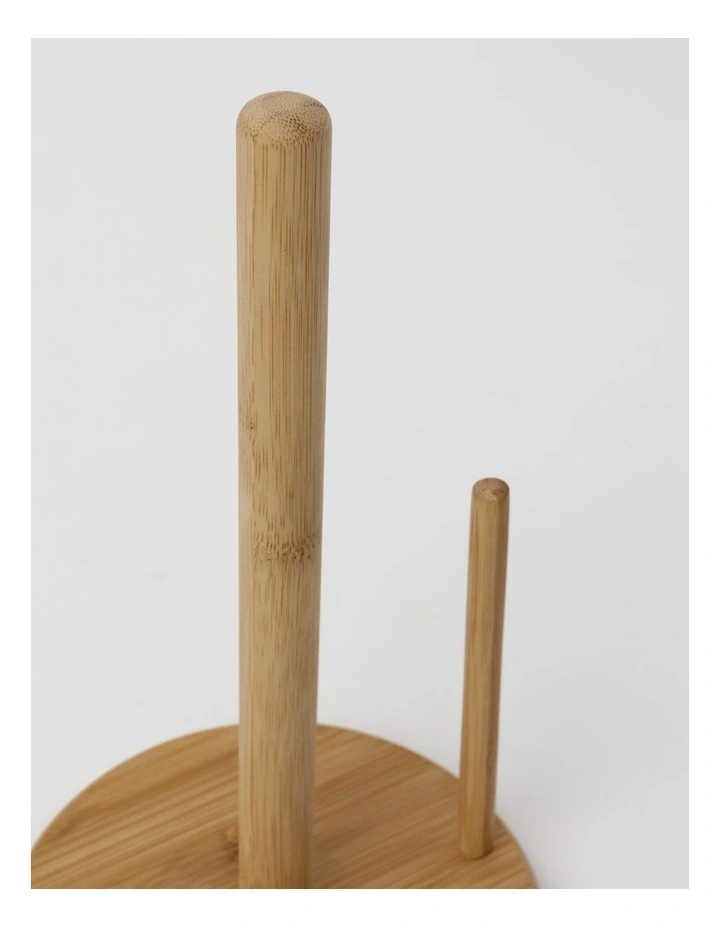 Paper Towel Holder in Bamboo