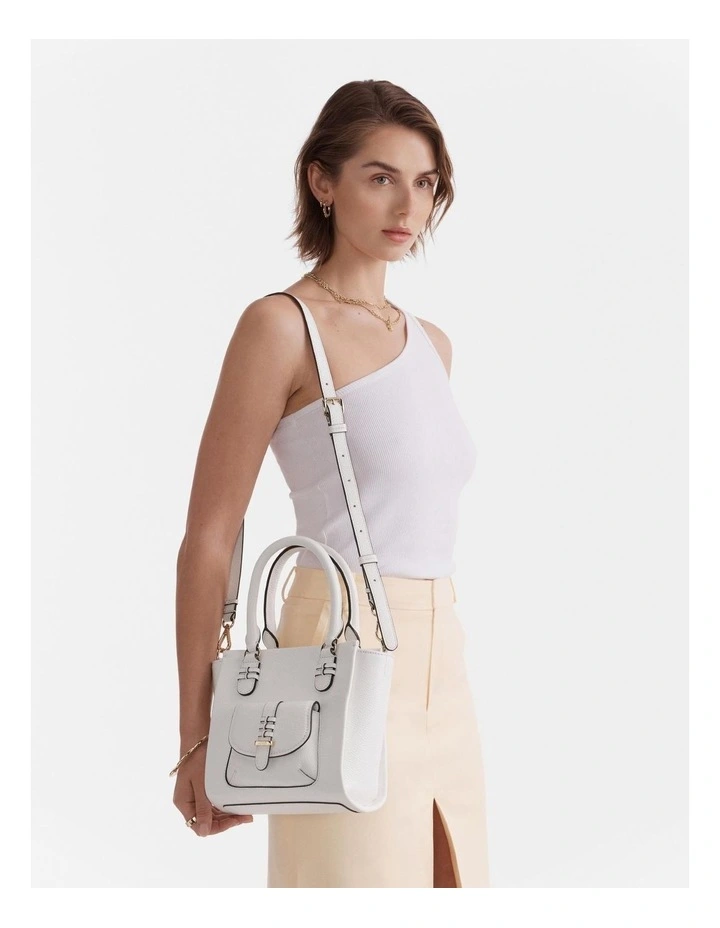 Deco Tote Bag in White
