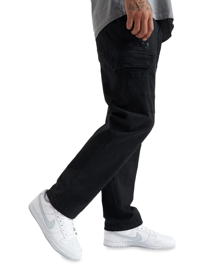 Seattle Cargo Pant in Black