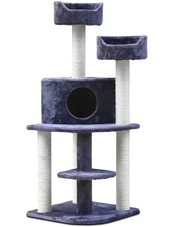 Multi Level Cat Scratching Tree 126cm in Multi