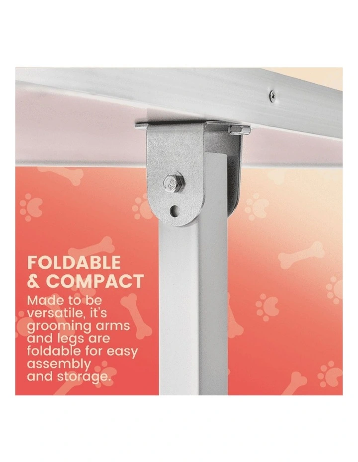 Pet Grooming Table 90cm Single Pole in Black
