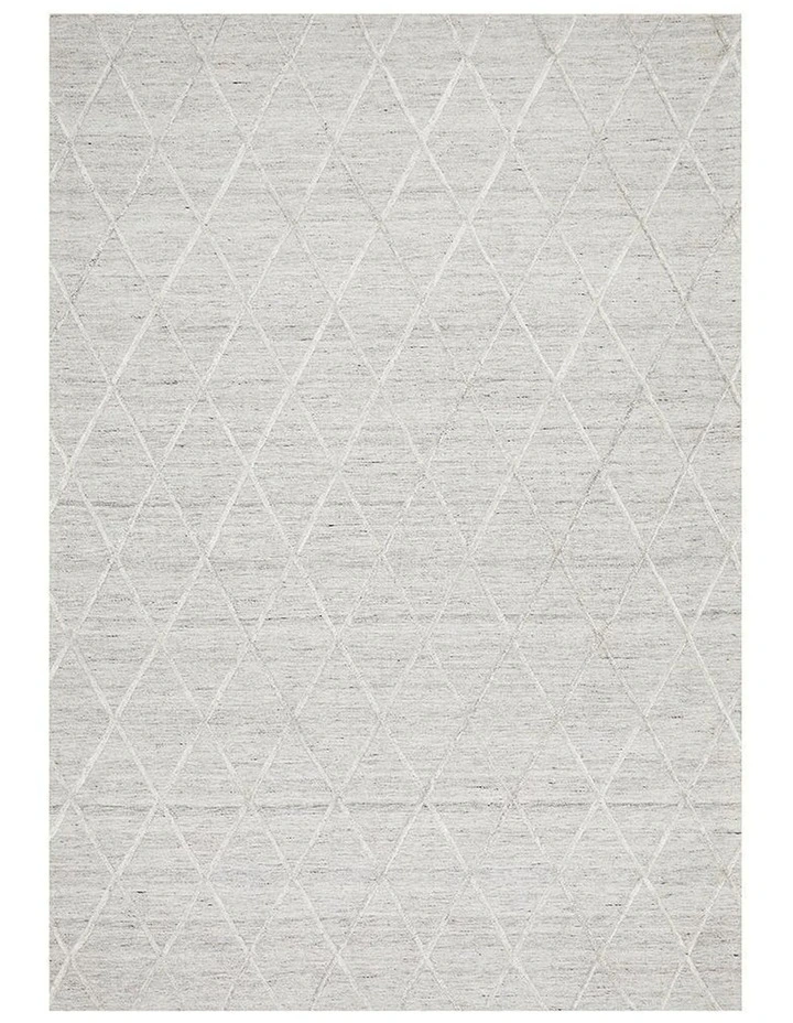 Visions Winter Styles Modern Rug in Silver